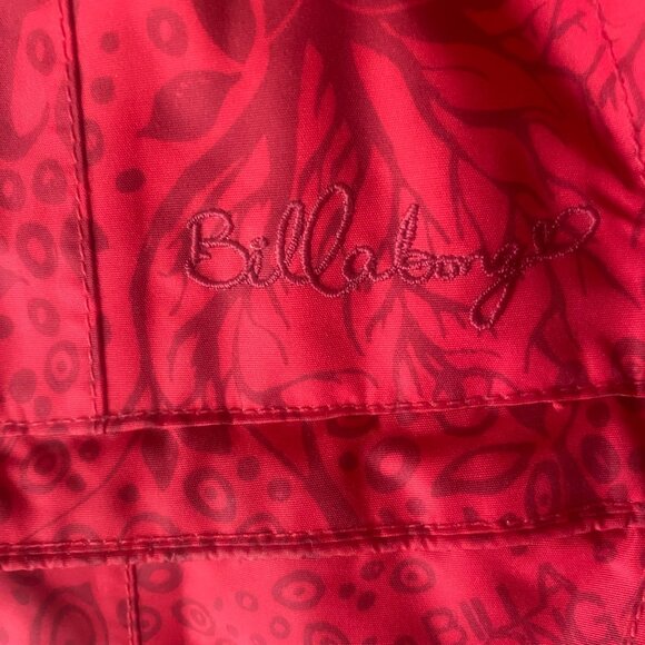 Billabong Jamie Anderson Signature Series Womens Red Snow Jacket M Full Zip Ski - Picture 11 of 16